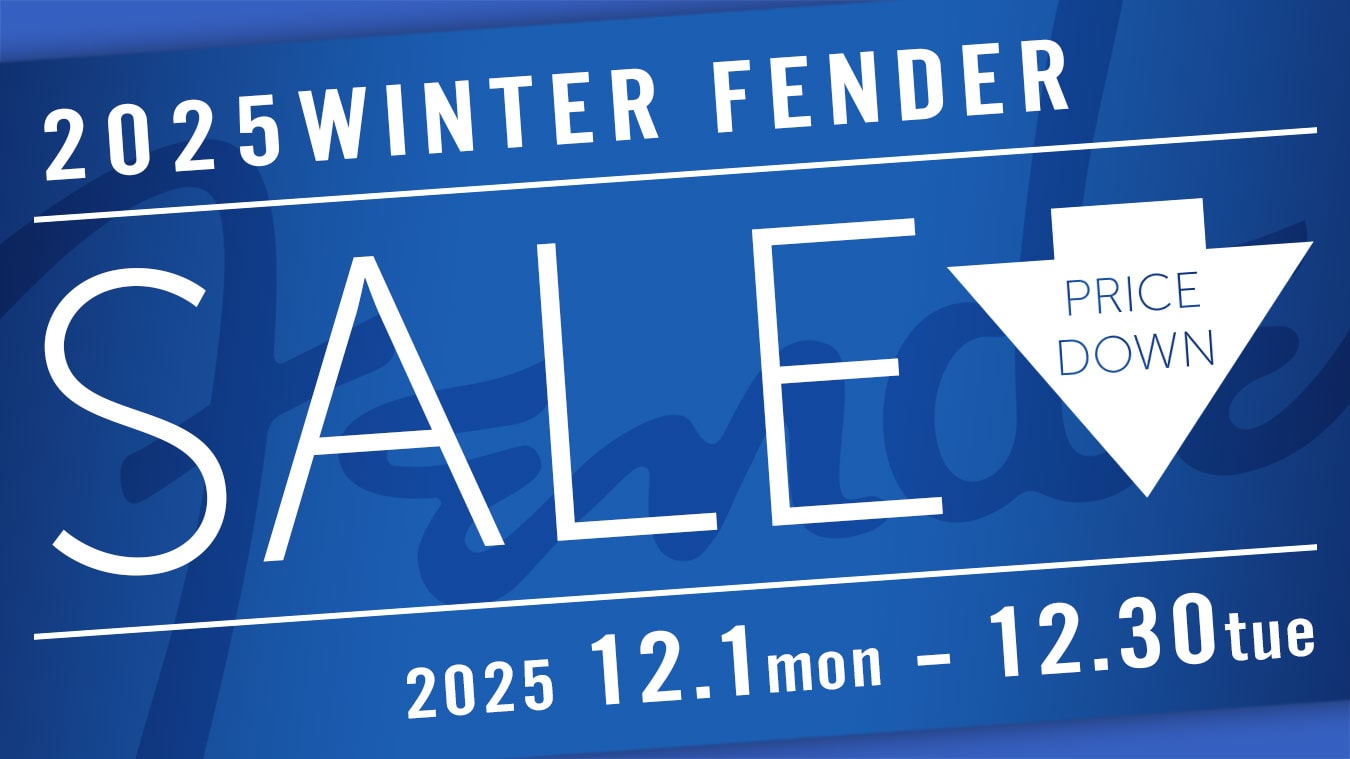 FENDER WINTER SALE info
